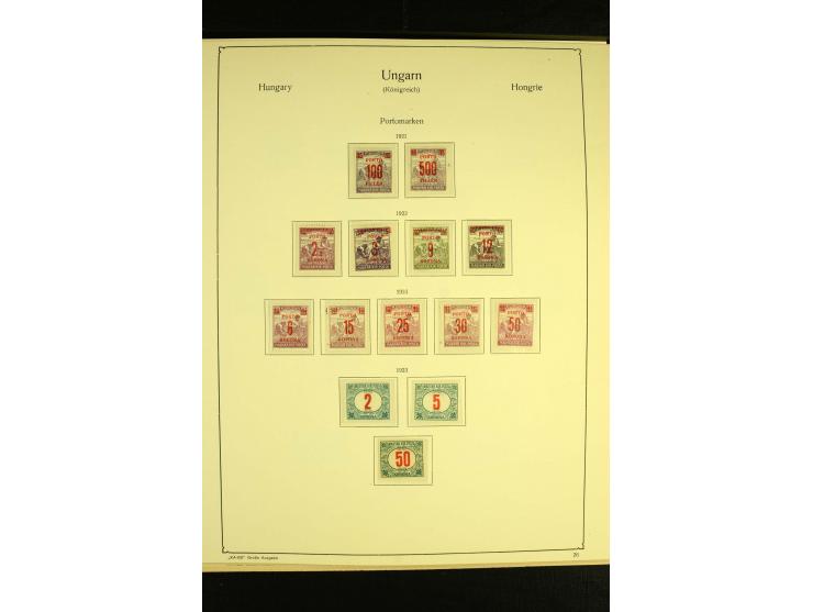1903/43, ungebrauchte und gestempelte Sammlung mit guten Werten, Sätzen und Blocks