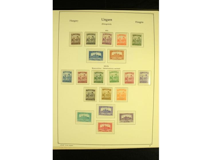 1903/43, ungebrauchte und gestempelte Sammlung mit guten Werten, Sätzen und Blocks