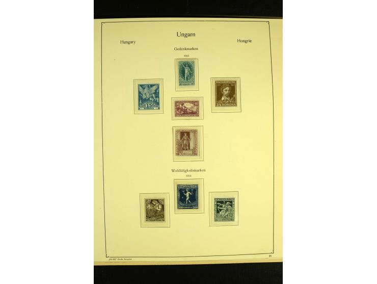1903/43, ungebrauchte und gestempelte Sammlung mit guten Werten, Sätzen und Blocks