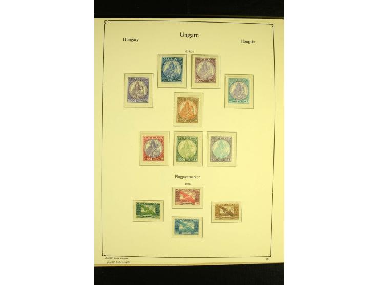1903/43, ungebrauchte und gestempelte Sammlung mit guten Werten, Sätzen und Blocks