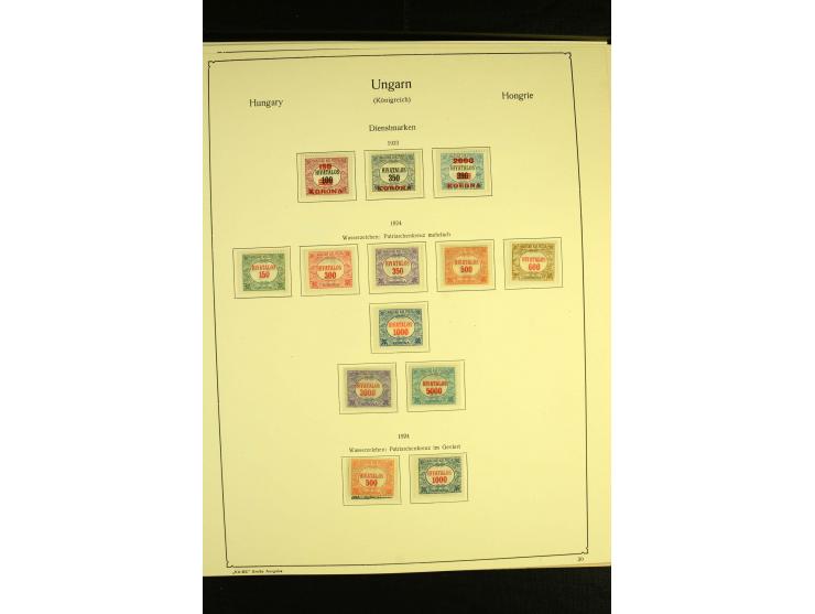 1903/43, ungebrauchte und gestempelte Sammlung mit guten Werten, Sätzen und Blocks