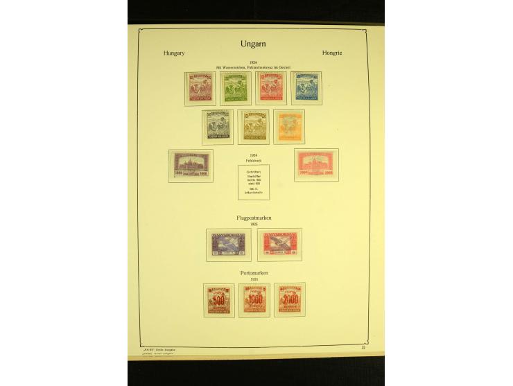 1903/43, ungebrauchte und gestempelte Sammlung mit guten Werten, Sätzen und Blocks