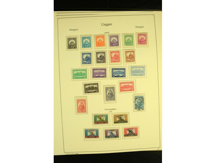 1903/43, ungebrauchte und gestempelte Sammlung mit guten Werten, Sätzen und Blocks