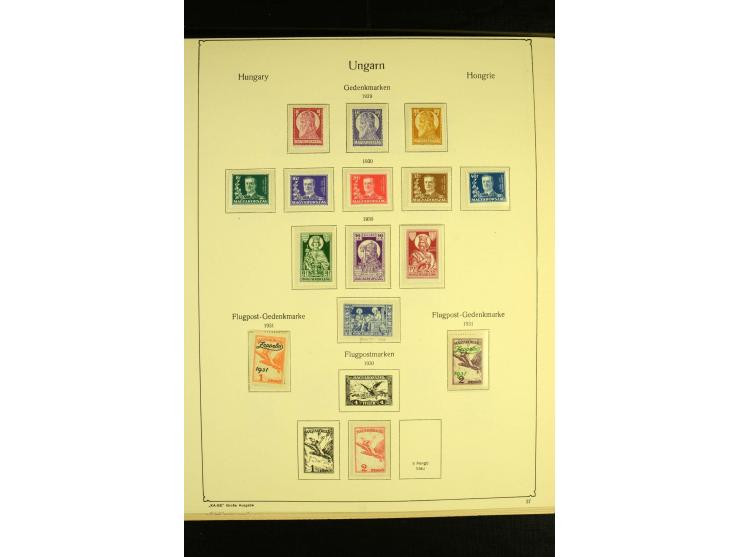 1903/43, ungebrauchte und gestempelte Sammlung mit guten Werten, Sätzen und Blocks