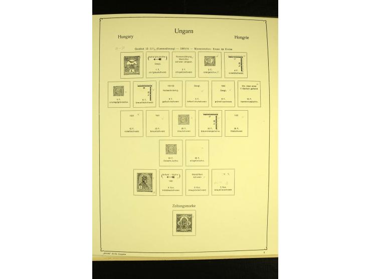 1903/43, ungebrauchte und gestempelte Sammlung mit guten Werten, Sätzen und Blocks