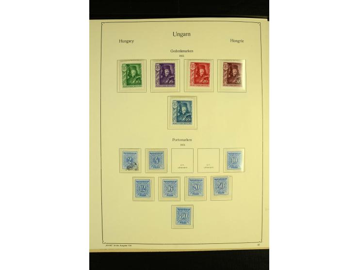 1903/43, ungebrauchte und gestempelte Sammlung mit guten Werten, Sätzen und Blocks