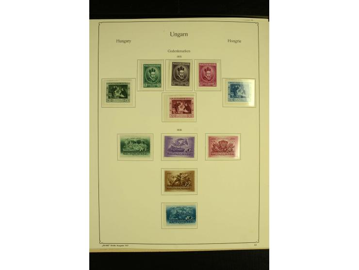 1903/43, ungebrauchte und gestempelte Sammlung mit guten Werten, Sätzen und Blocks