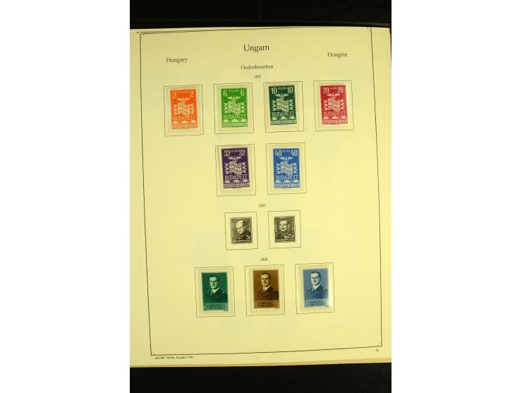 1903/43, ungebrauchte und gestempelte Sammlung mit guten Werten, Sätzen und Blocks