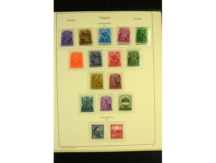 1903/43, ungebrauchte und gestempelte Sammlung mit guten Werten, Sätzen und Blocks