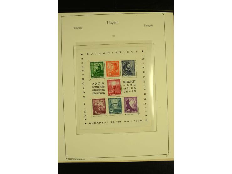 1903/43, ungebrauchte und gestempelte Sammlung mit guten Werten, Sätzen und Blocks