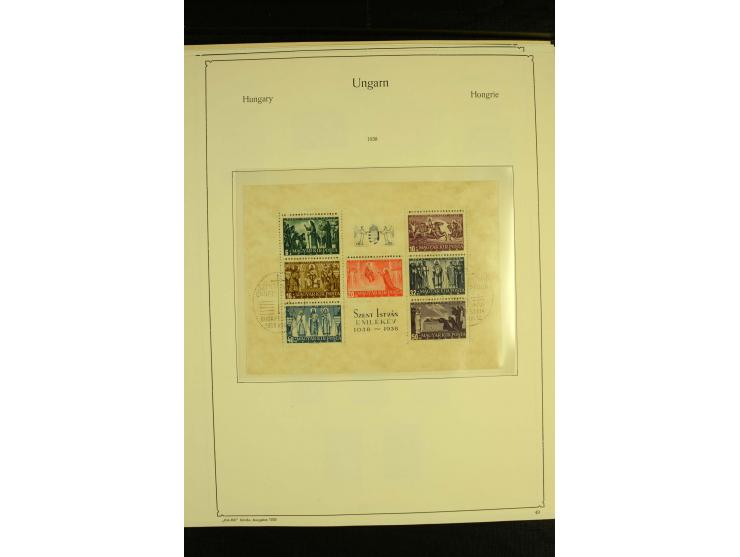 1903/43, ungebrauchte und gestempelte Sammlung mit guten Werten, Sätzen und Blocks