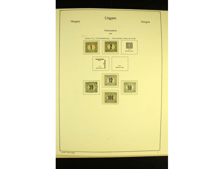 1903/43, ungebrauchte und gestempelte Sammlung mit guten Werten, Sätzen und Blocks