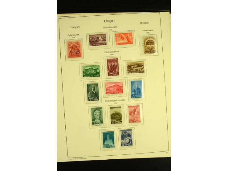 1903/43, ungebrauchte und gestempelte Sammlung mit guten Werten, Sätzen und Blocks