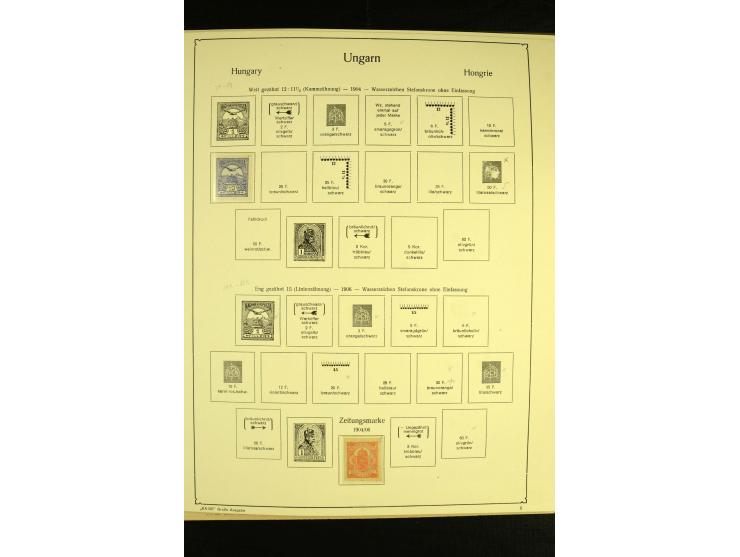 1903/43, ungebrauchte und gestempelte Sammlung mit guten Werten, Sätzen und Blocks