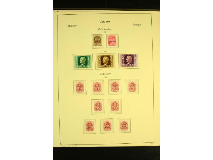 1903/43, ungebrauchte und gestempelte Sammlung mit guten Werten, Sätzen und Blocks