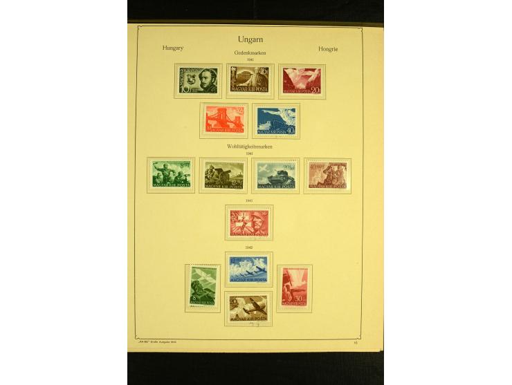1903/43, ungebrauchte und gestempelte Sammlung mit guten Werten, Sätzen und Blocks