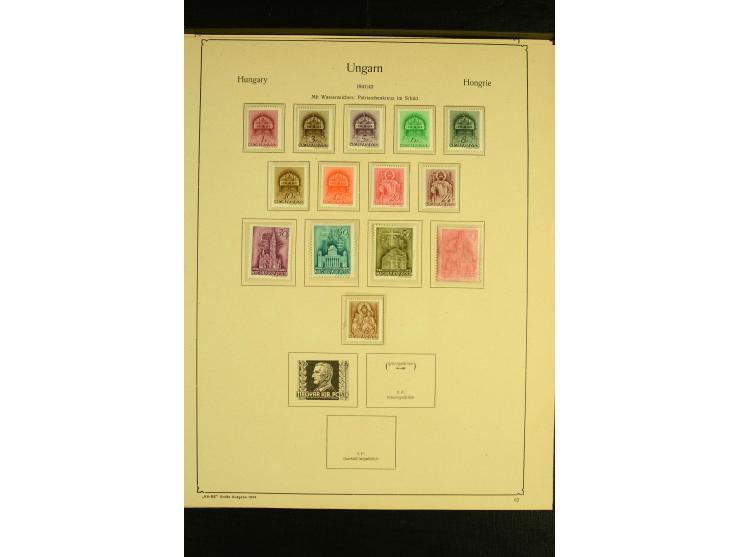 1903/43, ungebrauchte und gestempelte Sammlung mit guten Werten, Sätzen und Blocks