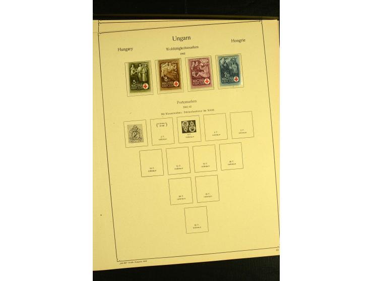 1903/43, ungebrauchte und gestempelte Sammlung mit guten Werten, Sätzen und Blocks