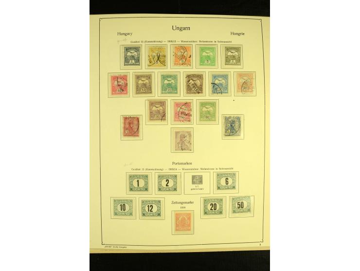1903/43, ungebrauchte und gestempelte Sammlung mit guten Werten, Sätzen und Blocks