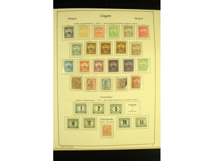 1903/43, ungebrauchte und gestempelte Sammlung mit guten Werten, Sätzen und Blocks