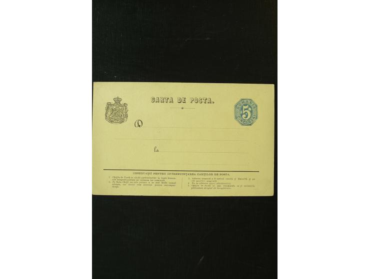 1873/1940 (ca.), etwa 200 ungebrauchte und gebrauchte Ganzsachen, viel Auslandspost, Zufrankaturen, etc.