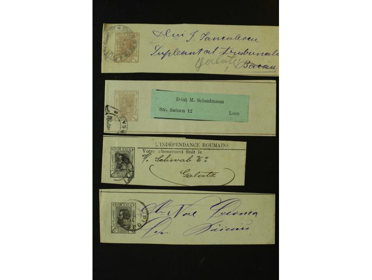 1873/1940 (ca.), etwa 200 ungebrauchte und gebrauchte Ganzsachen, viel Auslandspost, Zufrankaturen, etc.