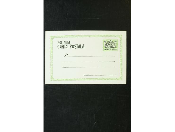 1873/1940 (ca.), etwa 200 ungebrauchte und gebrauchte Ganzsachen, viel Auslandspost, Zufrankaturen, etc.