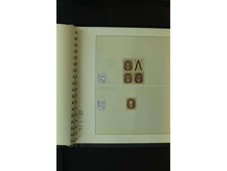 1865/1994, postfrische und ungebrauchte, reichhaltige Sammlung mit vielen guten Werten und Sätzen in 14 Alben