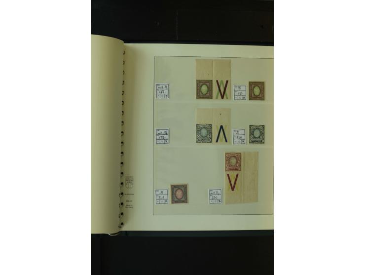 1865/1994, postfrische und ungebrauchte, reichhaltige Sammlung mit vielen guten Werten und Sätzen in 14 Alben