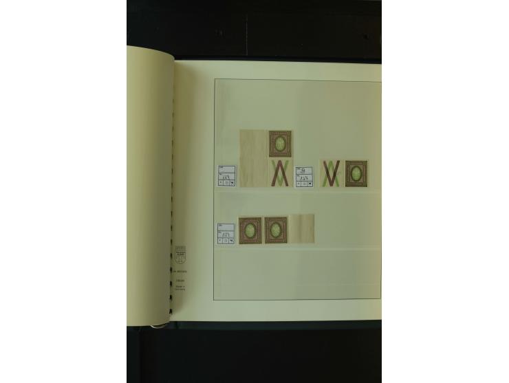 1865/1994, postfrische und ungebrauchte, reichhaltige Sammlung mit vielen guten Werten und Sätzen in 14 Alben