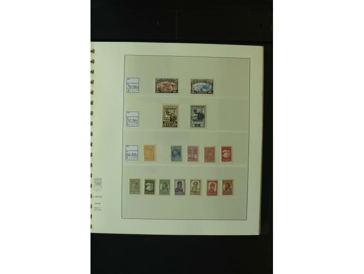 1865/1994, postfrische und ungebrauchte, reichhaltige Sammlung mit vielen guten Werten und Sätzen in 14 Alben