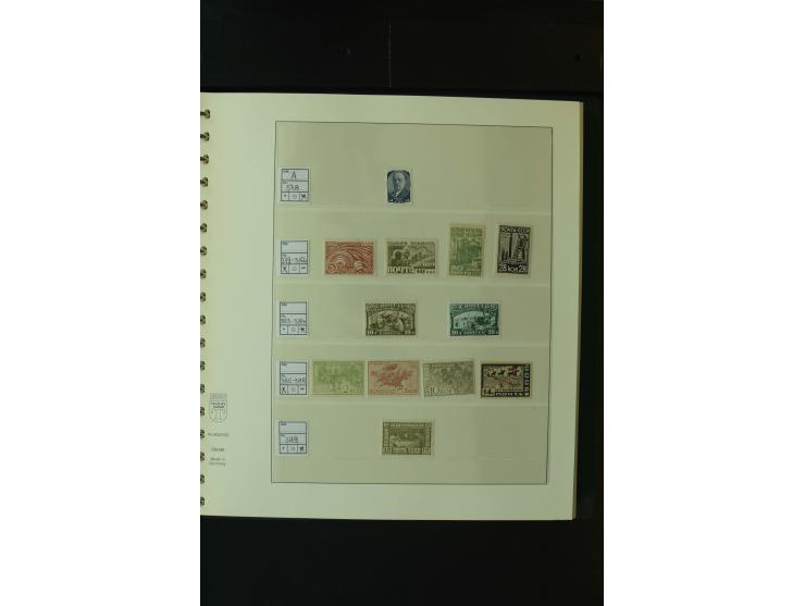 1865/1994, postfrische und ungebrauchte, reichhaltige Sammlung mit vielen guten Werten und Sätzen in 14 Alben