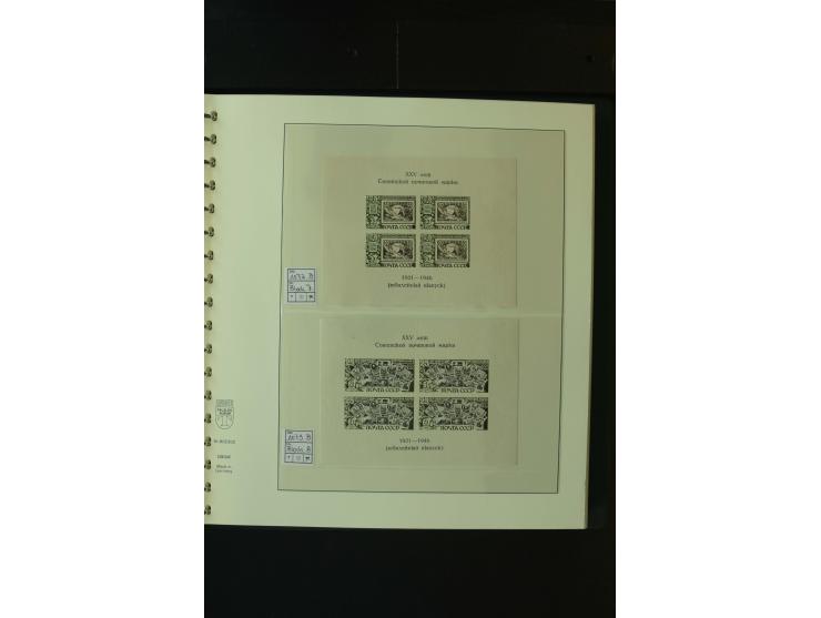 1865/1994, postfrische und ungebrauchte, reichhaltige Sammlung mit vielen guten Werten und Sätzen in 14 Alben