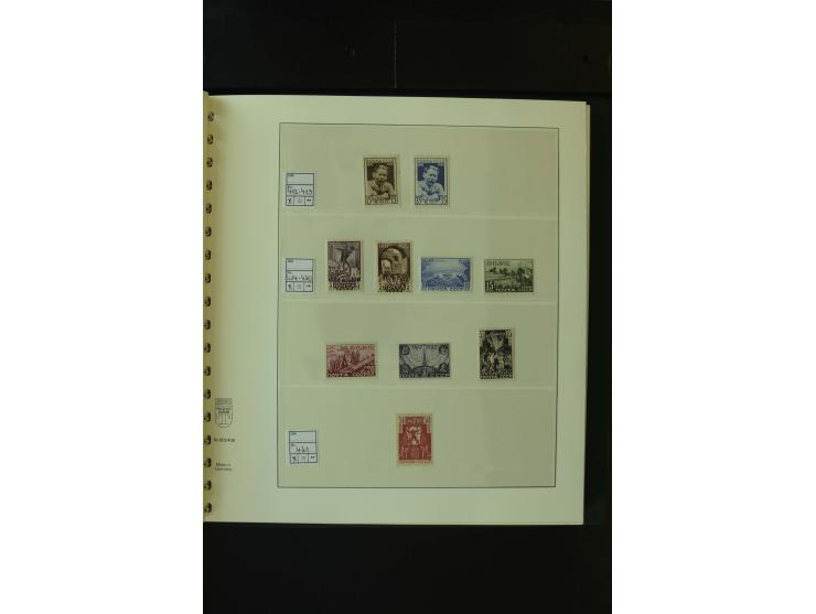 1865/1994, postfrische und ungebrauchte, reichhaltige Sammlung mit vielen guten Werten und Sätzen in 14 Alben