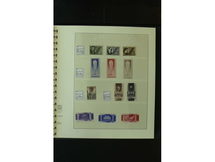 1865/1994, postfrische und ungebrauchte, reichhaltige Sammlung mit vielen guten Werten und Sätzen in 14 Alben