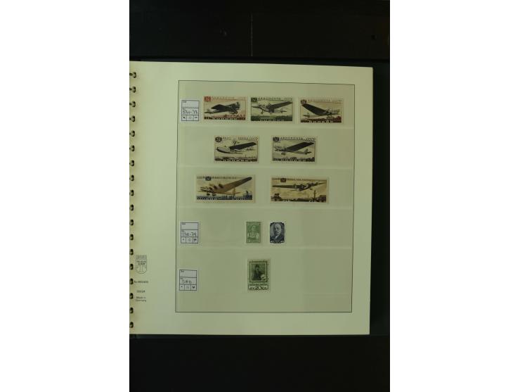 1865/1994, postfrische und ungebrauchte, reichhaltige Sammlung mit vielen guten Werten und Sätzen in 14 Alben