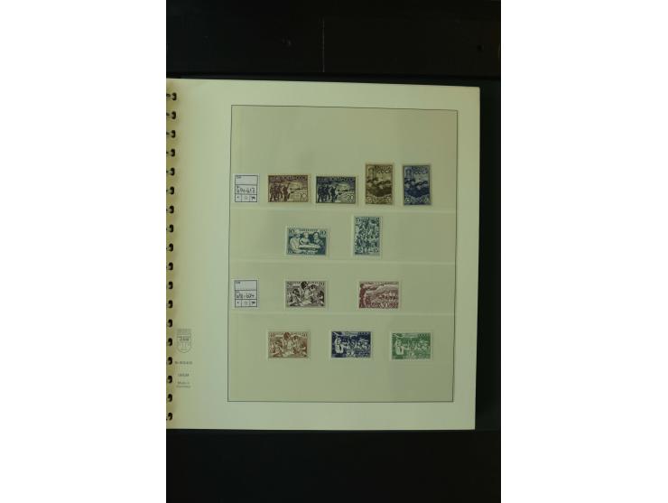 1865/1994, postfrische und ungebrauchte, reichhaltige Sammlung mit vielen guten Werten und Sätzen in 14 Alben