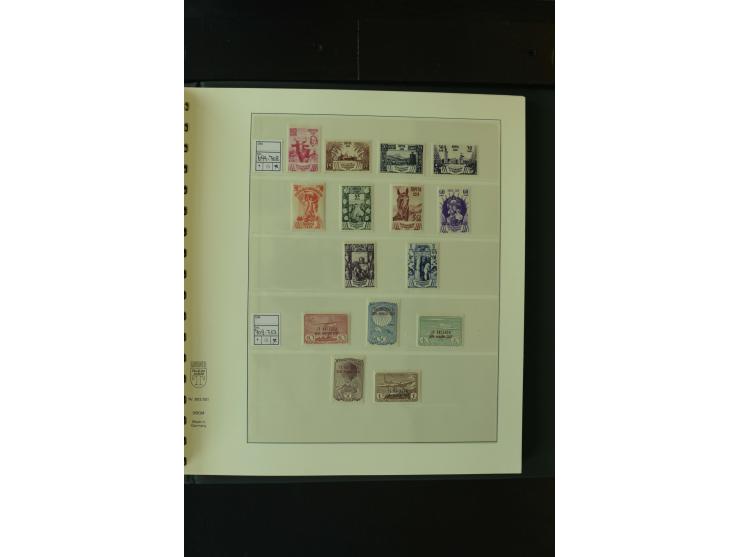1865/1994, postfrische und ungebrauchte, reichhaltige Sammlung mit vielen guten Werten und Sätzen in 14 Alben
