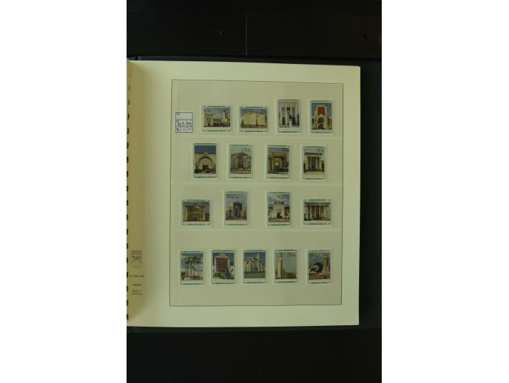 1865/1994, postfrische und ungebrauchte, reichhaltige Sammlung mit vielen guten Werten und Sätzen in 14 Alben