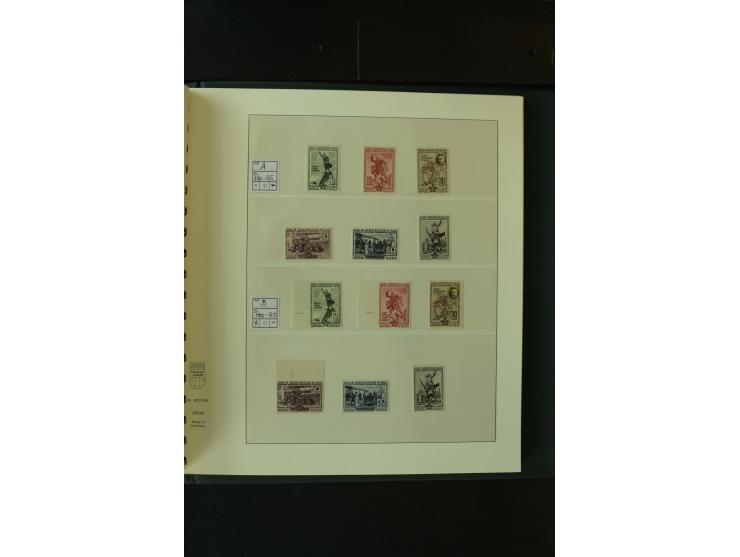1865/1994, postfrische und ungebrauchte, reichhaltige Sammlung mit vielen guten Werten und Sätzen in 14 Alben