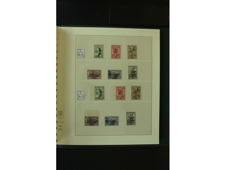 1865/1994, postfrische und ungebrauchte, reichhaltige Sammlung mit vielen guten Werten und Sätzen in 14 Alben
