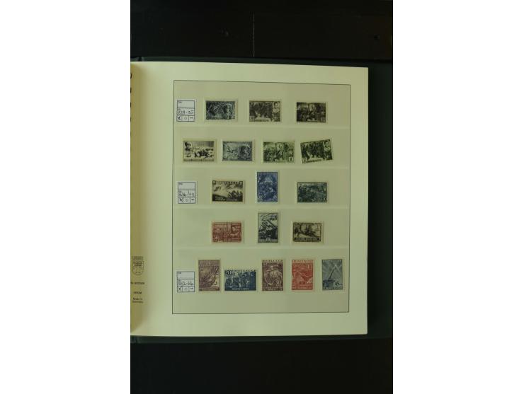 1865/1994, postfrische und ungebrauchte, reichhaltige Sammlung mit vielen guten Werten und Sätzen in 14 Alben