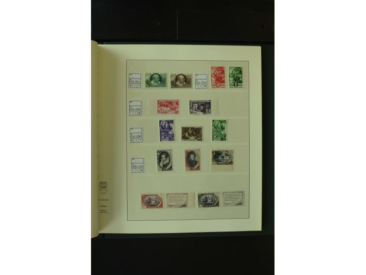 1865/1994, postfrische und ungebrauchte, reichhaltige Sammlung mit vielen guten Werten und Sätzen in 14 Alben