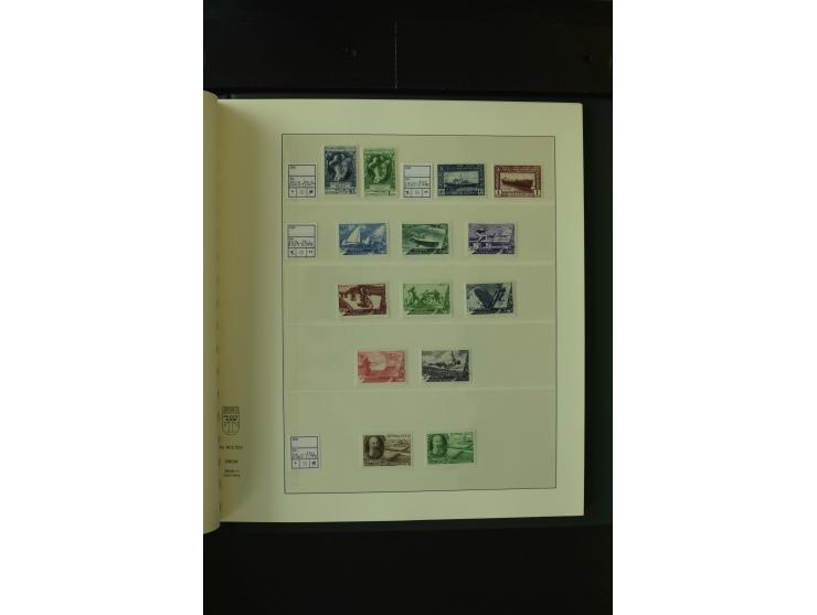 1865/1994, postfrische und ungebrauchte, reichhaltige Sammlung mit vielen guten Werten und Sätzen in 14 Alben