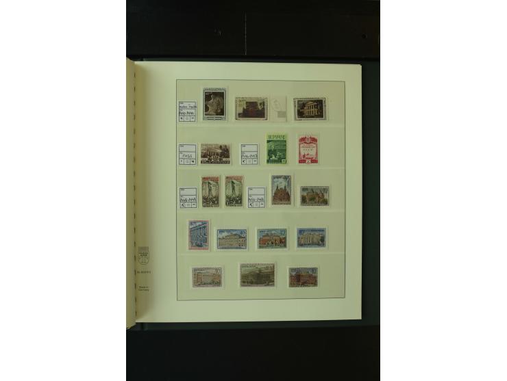 1865/1994, postfrische und ungebrauchte, reichhaltige Sammlung mit vielen guten Werten und Sätzen in 14 Alben