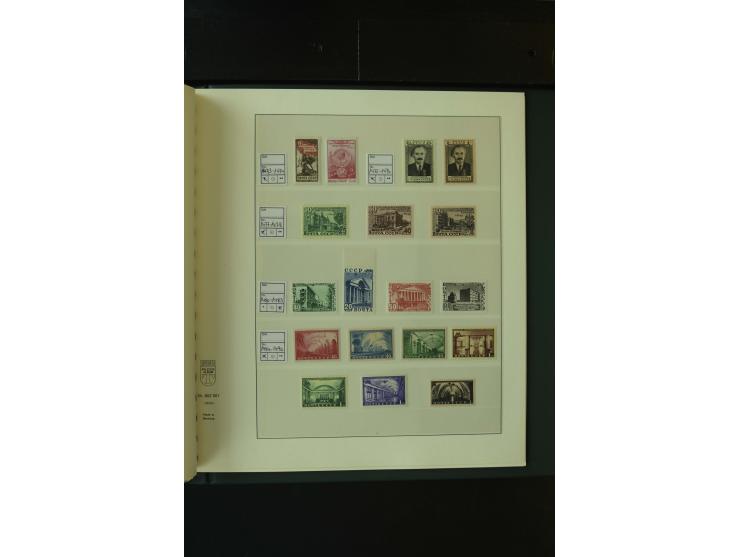 1865/1994, postfrische und ungebrauchte, reichhaltige Sammlung mit vielen guten Werten und Sätzen in 14 Alben
