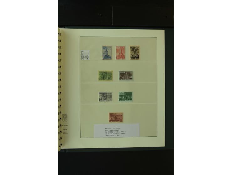 1865/1994, postfrische und ungebrauchte, reichhaltige Sammlung mit vielen guten Werten und Sätzen in 14 Alben