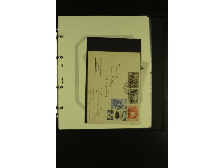 1932/35, 25 Briefe, Karten und Ganzsachen, dabei gute Frankaturen, Reco, Luftpost etc.