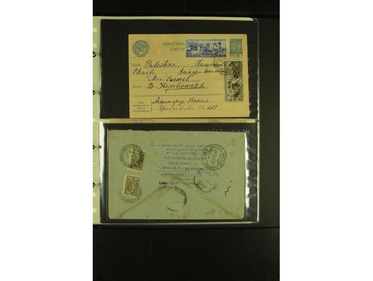 1932/35, 25 Briefe, Karten und Ganzsachen, dabei gute Frankaturen, Reco, Luftpost etc.