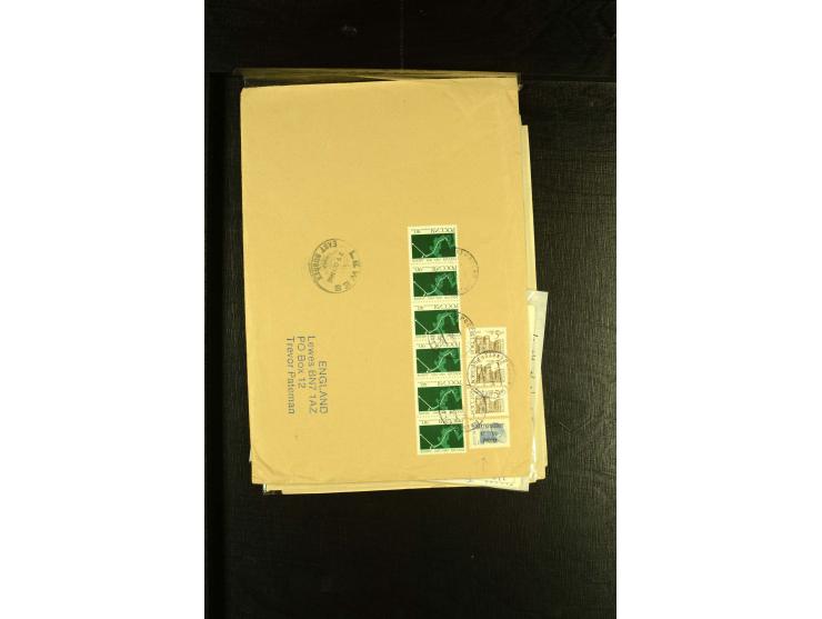 1990/95 (ca.), interessante Partei von über 85 gelaufenen Briefen, dabei viele Einschreiben, meist St. Petersburg Lokalausgab